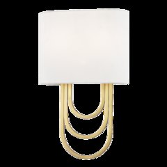 Farah Wall Sconce, Aged Brass