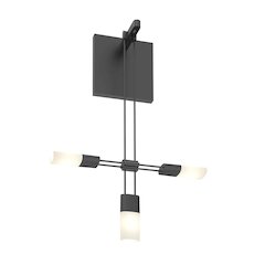 Suspenders Wall Sconce, Satin Black