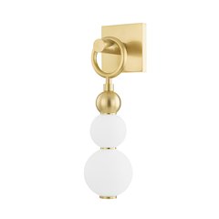 Perrin Wall Sconce, Aged Brass