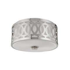Genesee Flush Mount, Polished Nickel