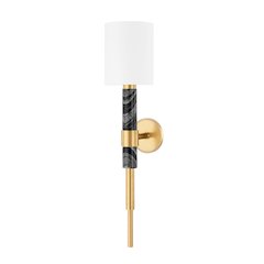 Solstice Wall Sconce, Vintage Brass