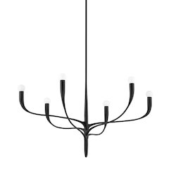 Labra Chandelier, Aged Iron