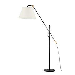Navin Floor Lamp, Patina Brass