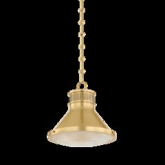 Highclere Pendant, Aged Brass