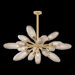 Cordoba Chandelier, Vintage Brass