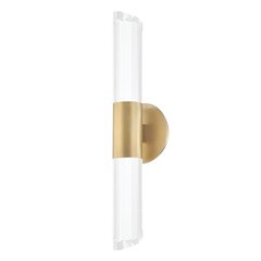 Rowe Wall Sconce, Aged Brass