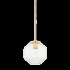 Bennett Pendant, Aged Brass