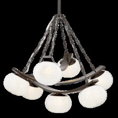 Duxbury Chandelier, Distressed Bronze
