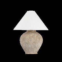 Rumbrook Table Lamp, Aged Brass