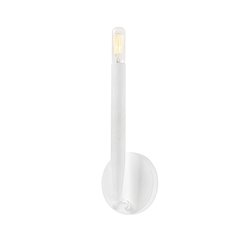 Levi Wall Sconce, Gesso White