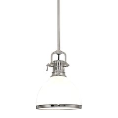 Randolph Pendant, Polished Nickel