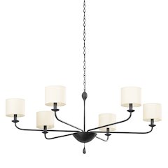 Osmond Chandelier, Black Iron