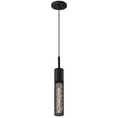 Urban Edge Pendant, Texture Black