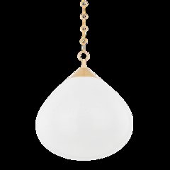 Semilla Pendant, Vintage Brass