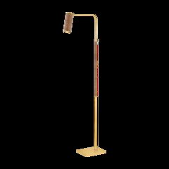 Narragansett Floor Lamp, Aged Brass