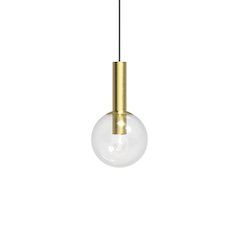 Bubbles Pendant, Satin Brass