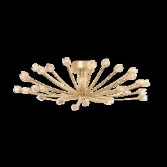 Falkirk Semi Flush, Vintage Gold Leaf