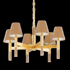 Lindenwood Chandelier, Aged Brass