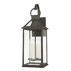 Sanders Exterior Wall Sconce, French Iron