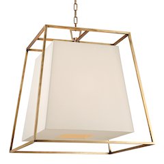 Kyle Chandelier, Aged Brass