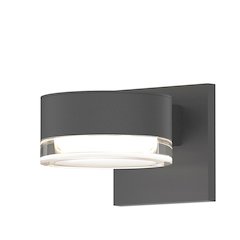 REALS Wall Sconce, Textured Gray