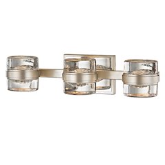 Splash Bath And Vanity, Silver Leaf