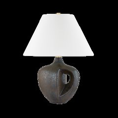 Avenel Table Lamp, Aged Brass