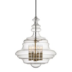 Washington Lantern, Aged Brass