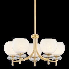 Alexia Chandelier, Aged Brass