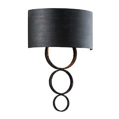 Rivington Wall Sconce, Charred Copper