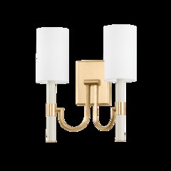 Gustine Wall Sconce, Vintage Gold Leaf