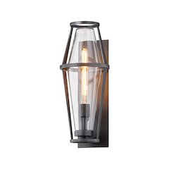 Prospect Exterior Wall Sconce, Graphite
