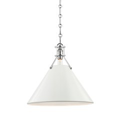 Painted No.2 Pendant, Polished Nickel