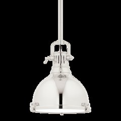 Pelham Pendant, Polished Nickel