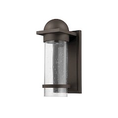 Nero Exterior Wall Sconce, Textured Bronze