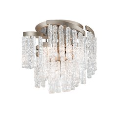 Mont Blanc Semi Flush, Warm Silver Leaf