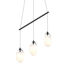 Liquid Pendant, Satin Black