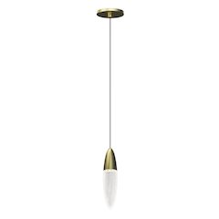 Sultana Pendant, Satin Brass
