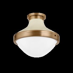 Maxton Flush Mount, Patina Brass