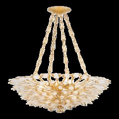 Vittoria Chandelier, Gold Leaf
