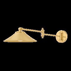 Lithgow Wall Sconce, Aged Brass