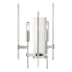 Bari Wall Sconce, Polished Nickel