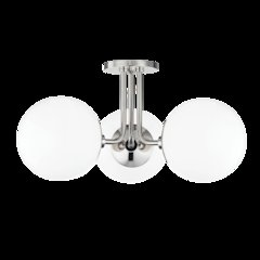 Stella Semi Flush, Polished Nickel