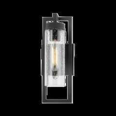 Chester Exterior Wall Sconce, Texture Black