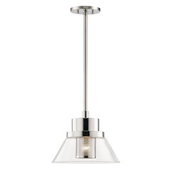 Paoli Pendant, Polished Nickel