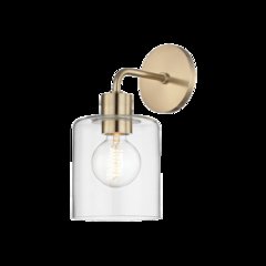 Neko Wall Sconce, Aged Brass