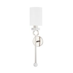 Haru Wall Sconce, Burnished Nickel