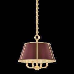 Cambridge Chandelier, Aged Brass