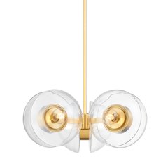 Kert Chandelier, Aged Brass