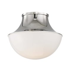 Lettie Flush Mount, Polished Nickel